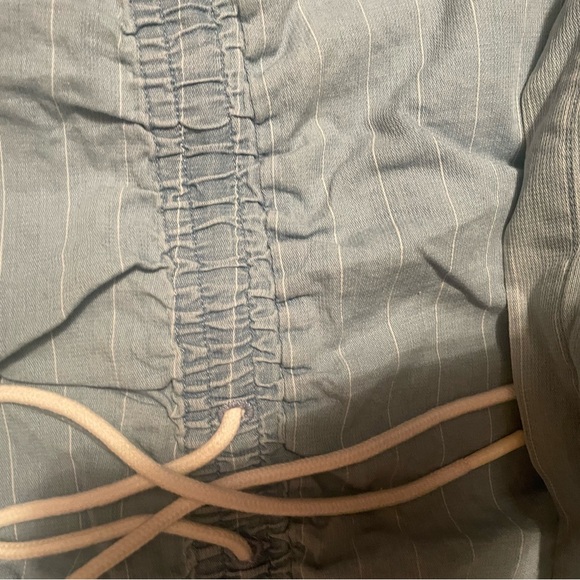 Joe Fresh Light Blue Pinstripe Dress - Picture 4 of 4